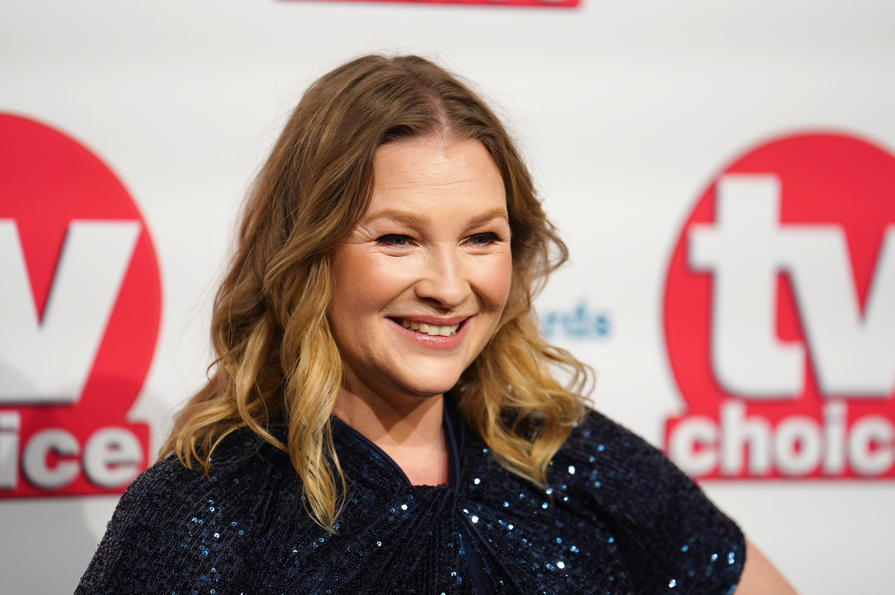 Joanna Page head and shoulders (Jordan Pettitt/PA)