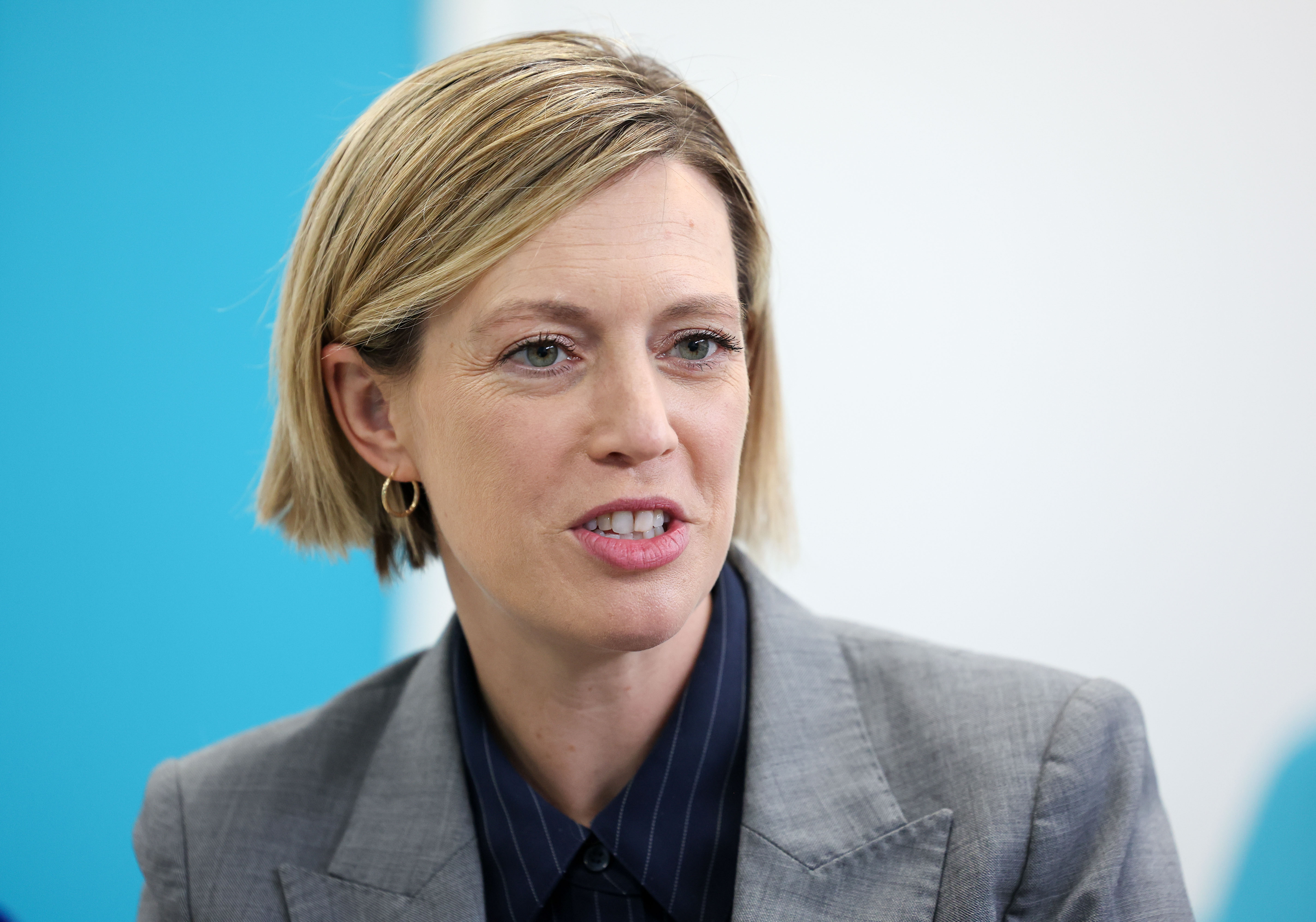 Finance Secretary Jenny Gilruth speaks to journalists