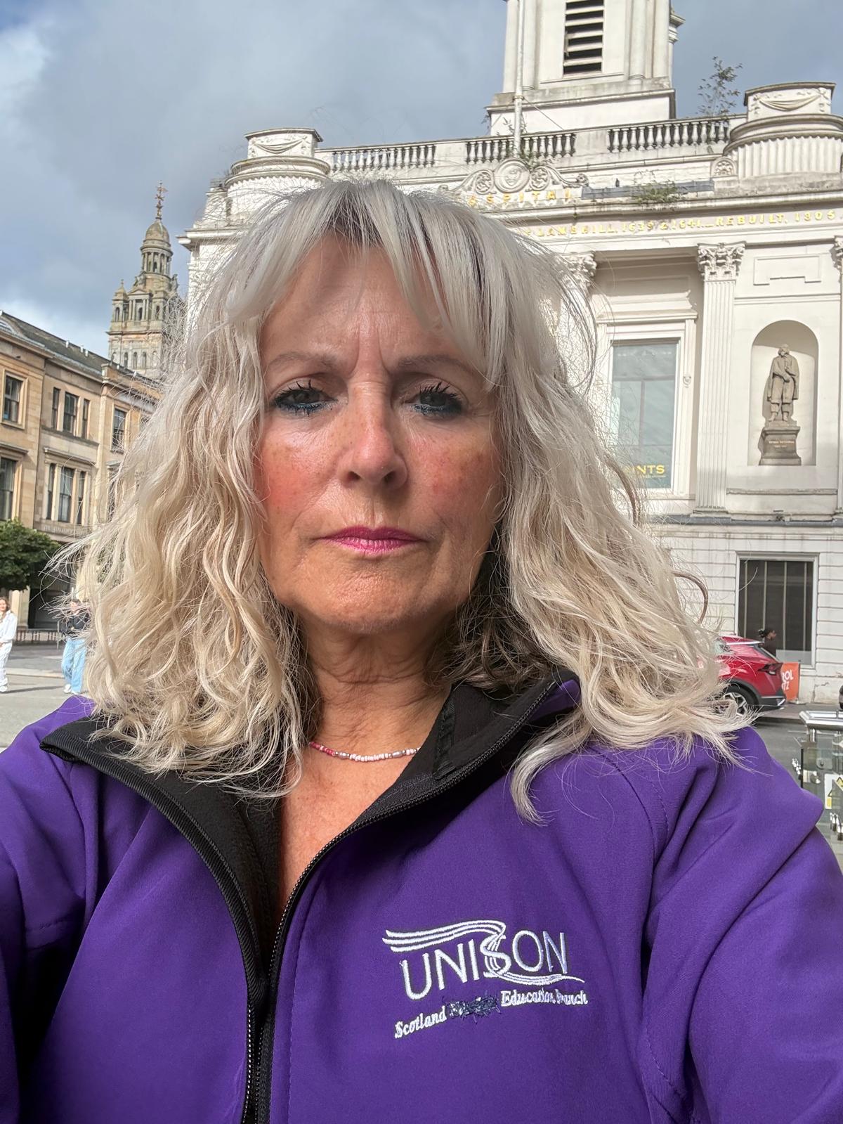 Sylvia Haughney, Glasgow education convener at Unison