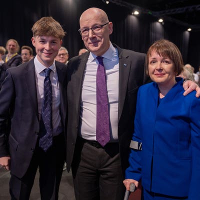 John Swinney tells SNP conference of drive to deliver independence for his son