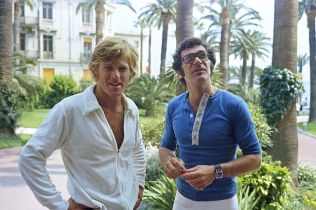 Robert Redford with director Sydney Pollack