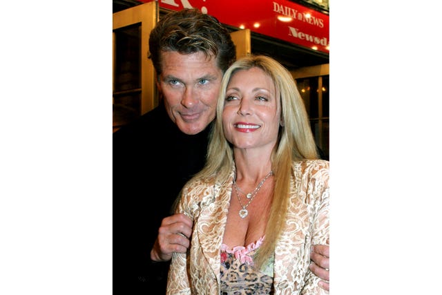 David Hasselhoff and Pamela Bach