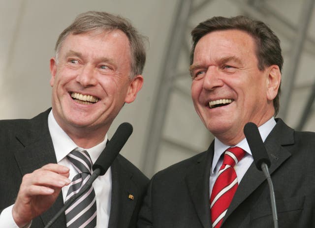 Horst Kohler and Gerhard Schroeder