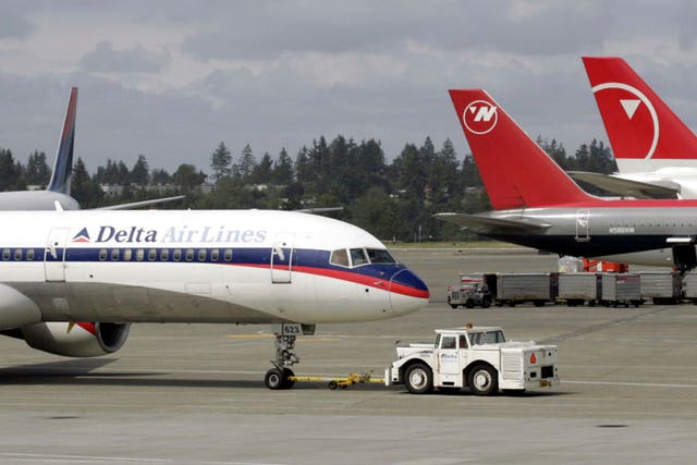 A Delta Airlines jet 