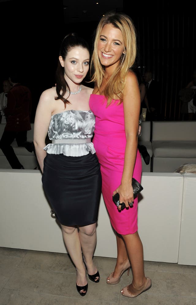 Gossip Girl cast members Michelle Trachtenberg and Blake Lively