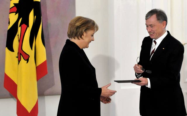 Angela Merkel and Horst Kohler