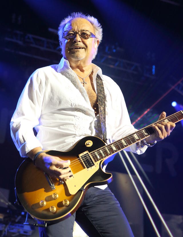 Mick Jones of Foreigner on stage