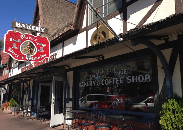 Olsen’s Danish Village Bakery and Coffee Shop in Solvang