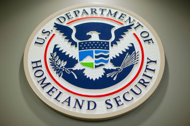 The US Department of Homeland Security logo