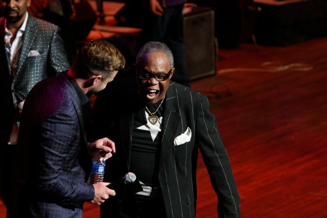 Sam Moore with Justin Timberlake