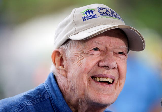 Former president Jimmy Carter in 2015