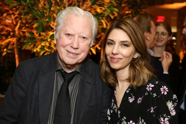Fred Roos and Sofia Coppola in 2017 in Los Angeles