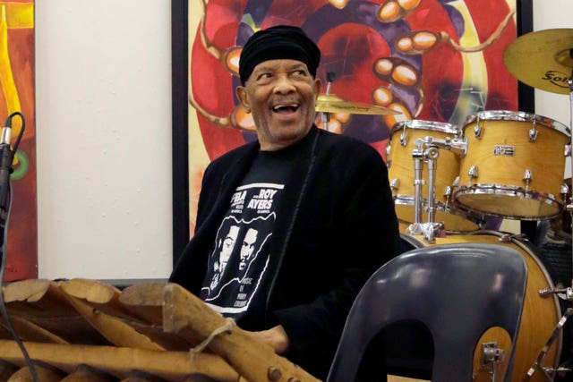 Jazz musician Roy Ayers plays 