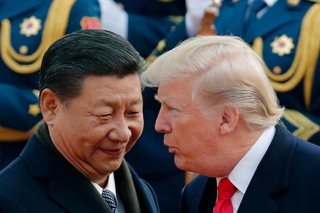 Xi Jinping and Donald Trump, in 2017