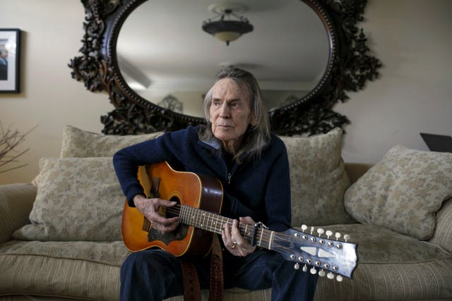 Canadian musician Gordon Lightfoot poses for a photo in his Toronto home on April 25, 2019