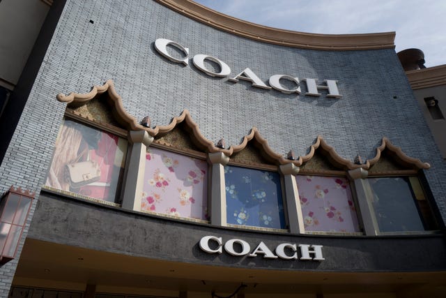 A Coach retail shop in California