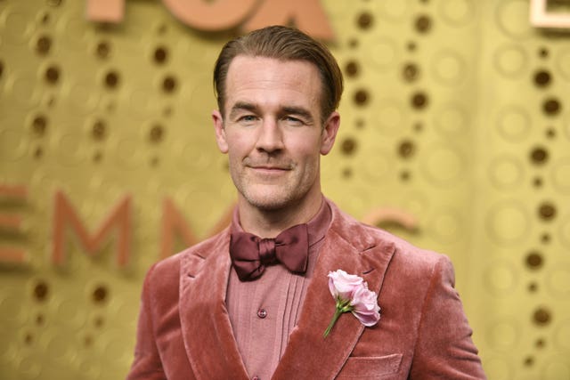 James Van Der Beek arrives at the Primetime Emmy Awards in 2019