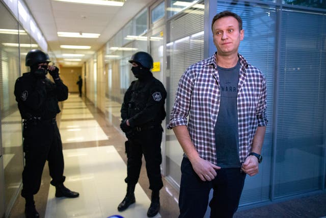 Alexei Navalny pictured in 2019