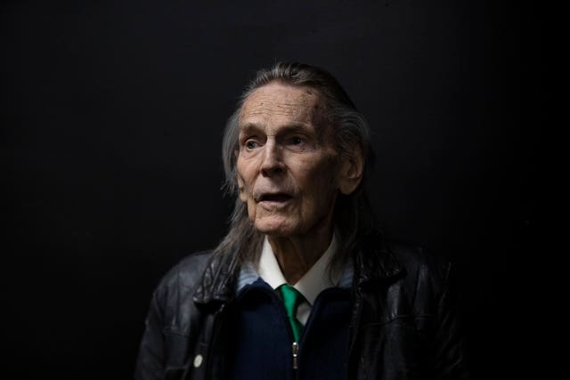 Gordon Lightfoot poses for a photo as he attends “LIGHTHEADED: A Gordon Lightfoot State of Mind” at The Eglinton Grand in Toronto, March 17, 2022