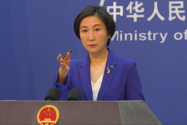 Chinese Foreign Ministry spokeswoman Mao Ning