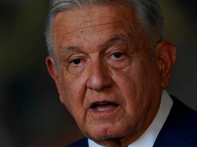 Mexican President Andres Manuel Lopez Obrador