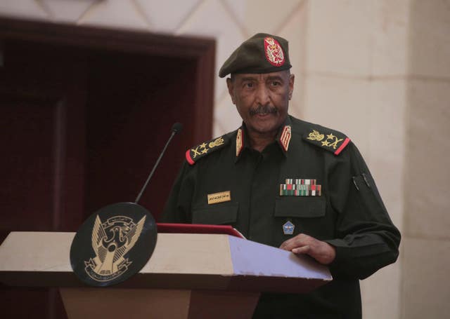 Sudan’s army chief Gen Abdel-Fattah Burhan