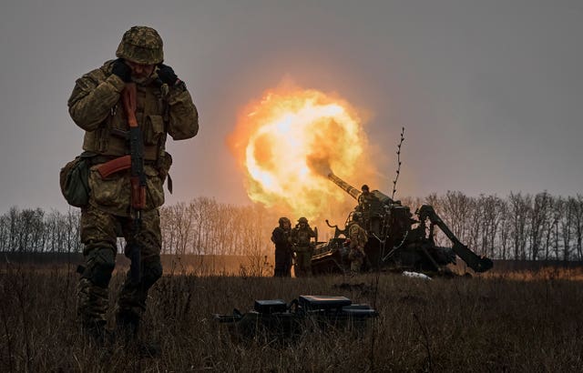 Ukrainian artillery