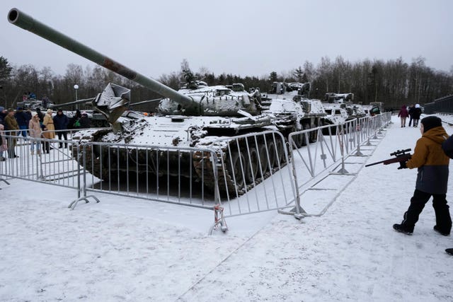 Russian tank exhibition