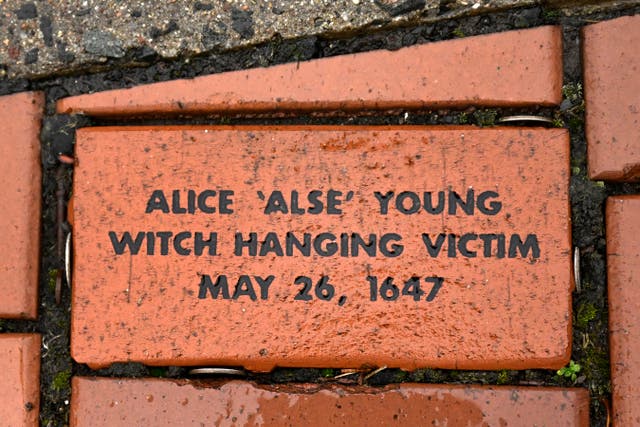 A brick commemorating Alse Young