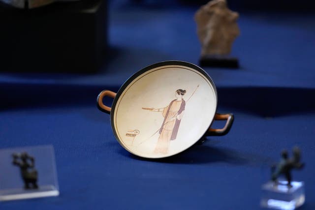 A Kylix dish, dated to the V century BC 