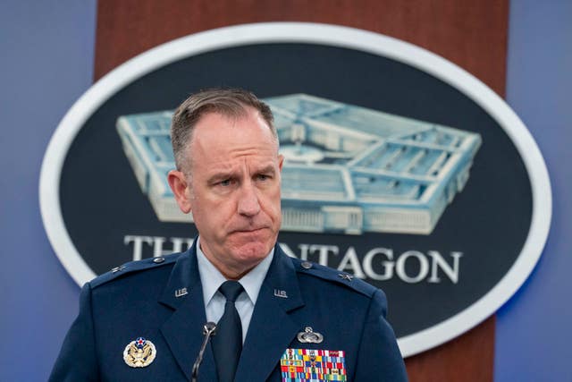 Pentagon spokesman US Air Force Brig Gen Patrick Ryder