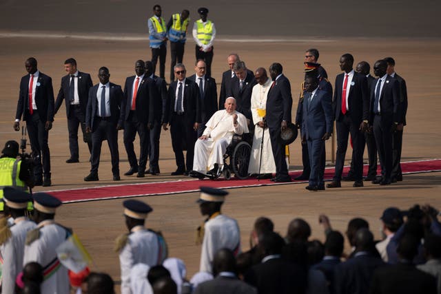 South Sudan Pope