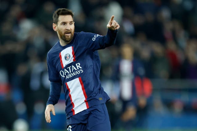Lionel Messi was on target for Paris St Germain