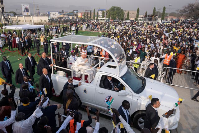 South Sudan Pope