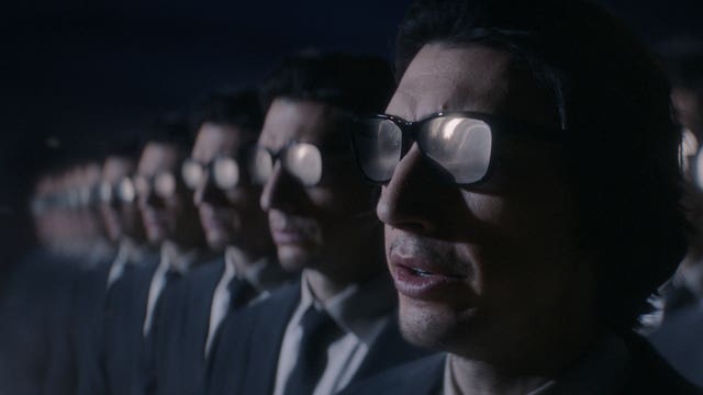 Adam Driver in an ad