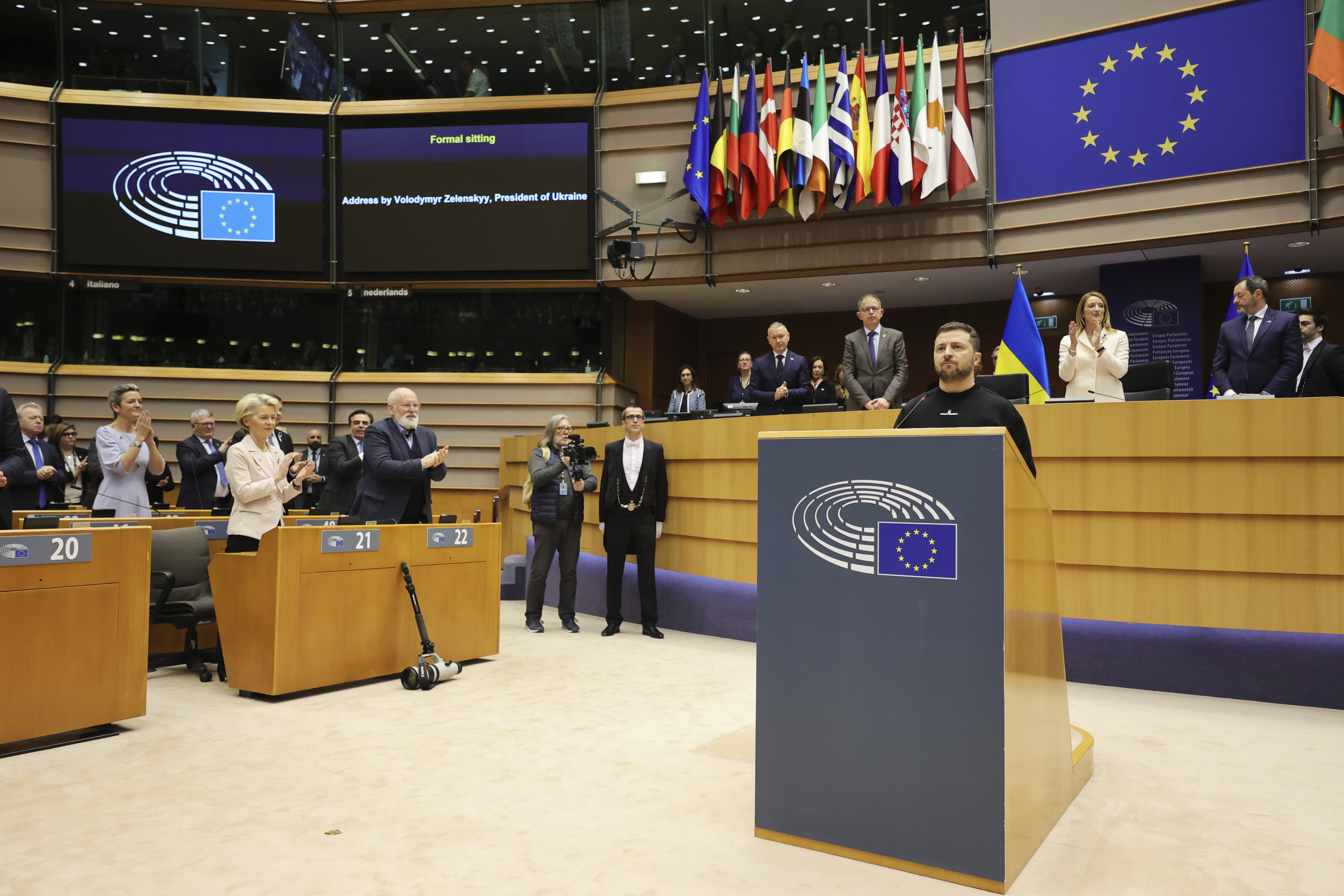 Zelensky Addresses EU Parliament As He Seeks More Weapons | Express & Star