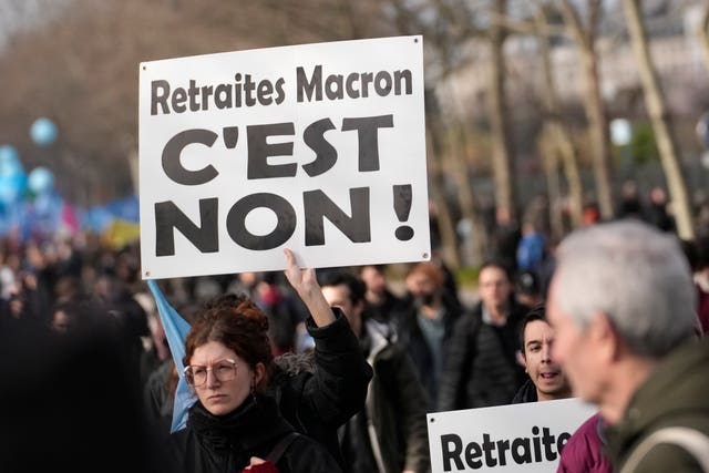 France Pension Protest