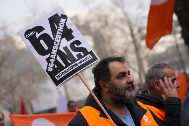 France Pension Protest