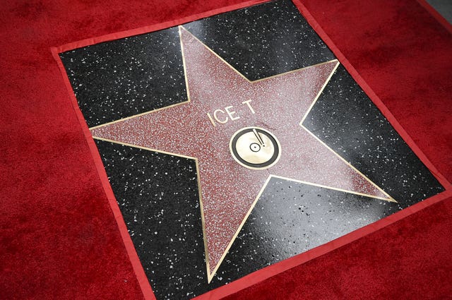 Ice-T Honored With a Star on the Hollywood Walk of Fame
