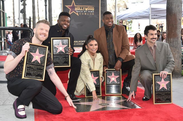 Pentatonix Honored With a Star on the Hollywood Walk of Fame