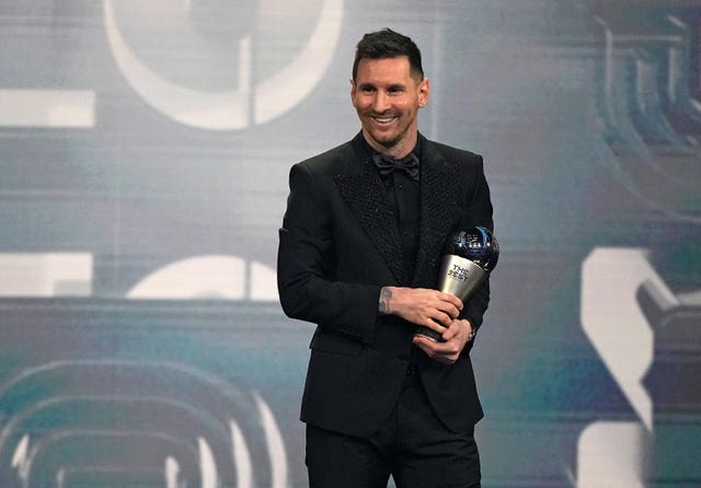 Lionel Messi took the men's best player award