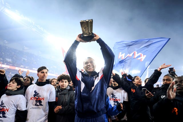 Kylian Mbappe became Paris St Germain's all-time top scorer with his 201st goal in Saturday's 4-2 Ligue 1 win over Nantes