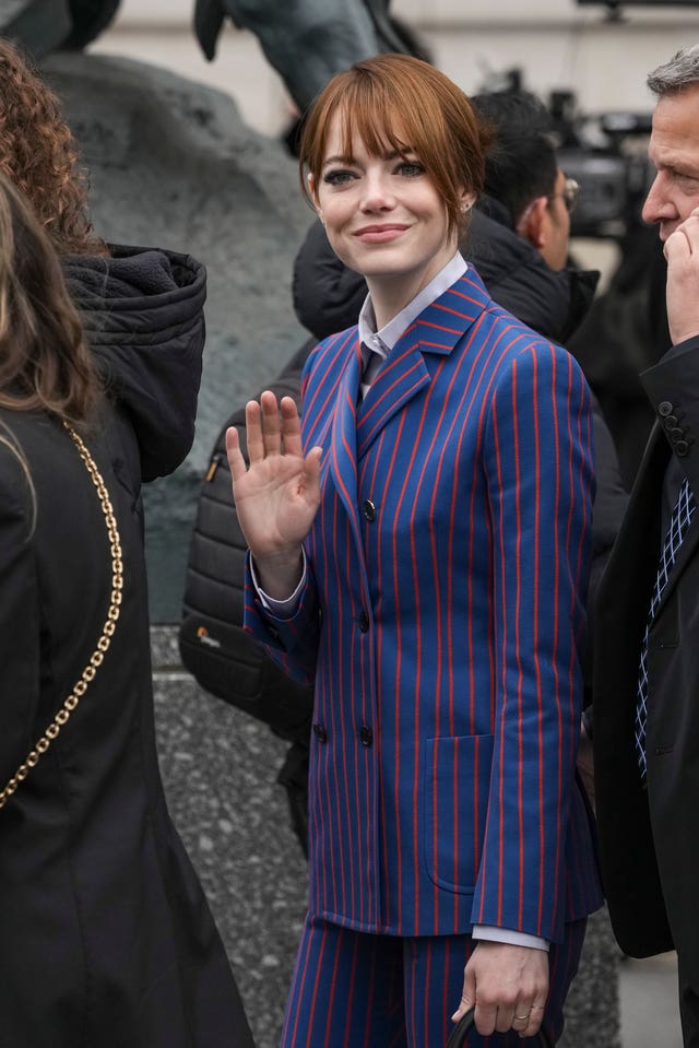 Emma Stone attends the Louis Vuitton Fall/Winter 2023-2024 ready