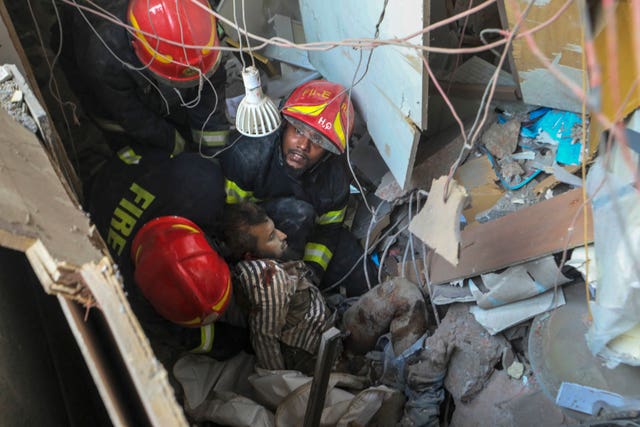 Bangladesh Building Explosion