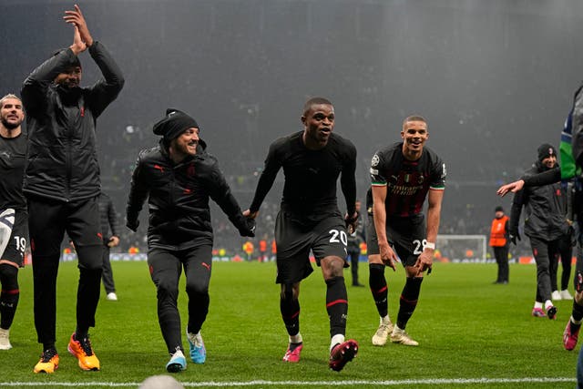 AC Milan celebrate