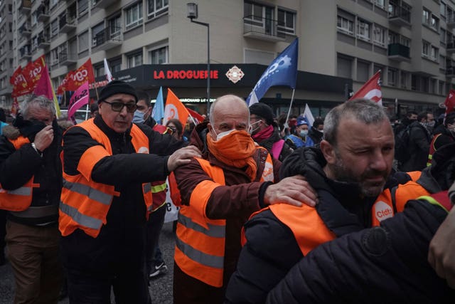 France Pension Protests