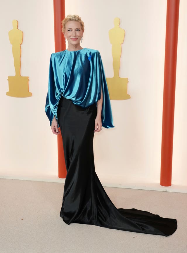 Ashley Blue Lesbian - Cate Blanchett wears blue ribbon in solidarity with refugees at the 2023  Oscars | Maldon and Burnham Standard