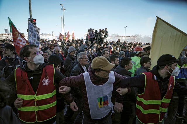 France Pensions Protests