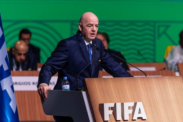 Infantino accused those who criticised FIFA for discussing a Women's World Cup sponsorship deal with Visit Saudi of having 