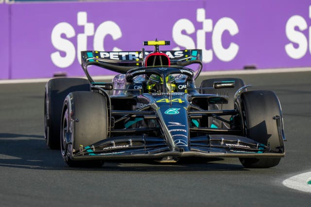 Lewis Hamilton finished sixth in first practice
